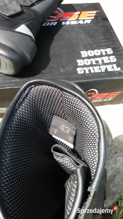 Buty motocyklowe Buse Toursport 43 czarne Skarżysko-Kamienna