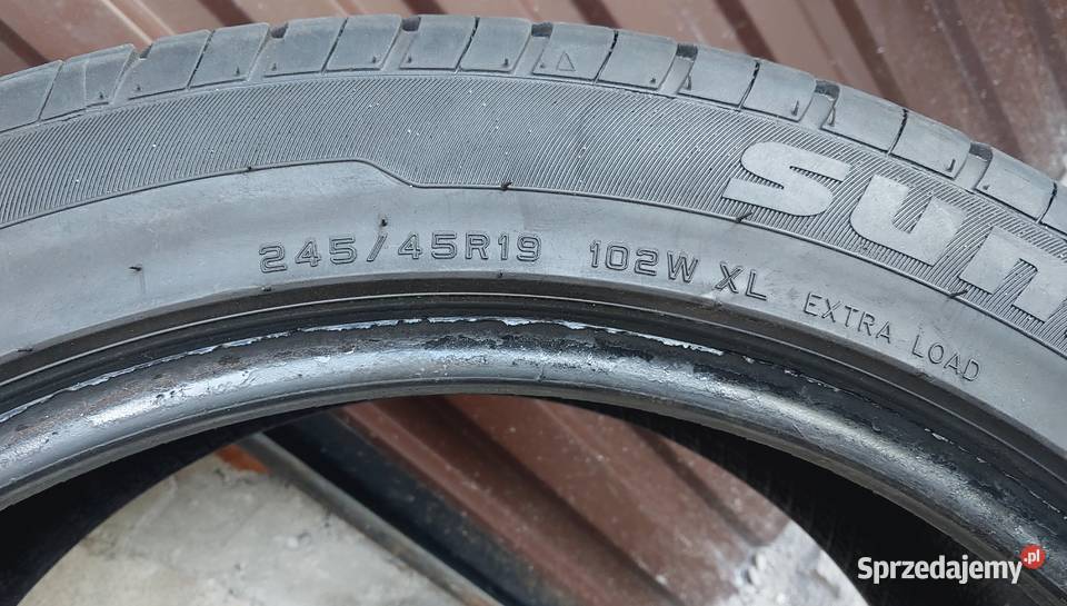 Opony 245 45 19 małopolskie Trzyciąż
