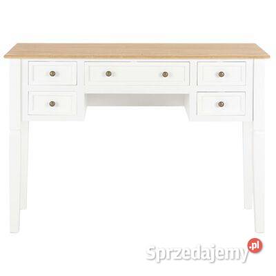 vidaXL Biurko białe 1095x45x775 drewniane280069 Warszawa