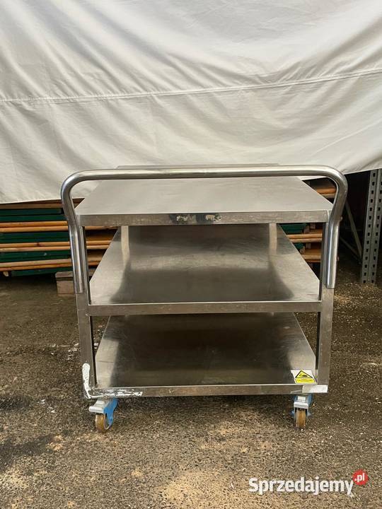 Trójpoziomowy stół ze stali nierdzewnej na Lublin