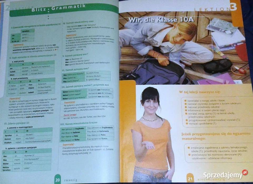 Direkt 1A Podręcznik i ćwieczenia niemiecki G lubelskie Chełm