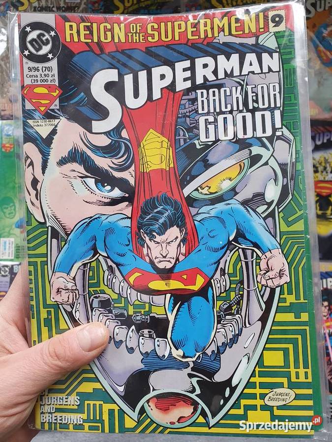 Superman 8 komiksów miniseria Rządy Supermanów Gdynia