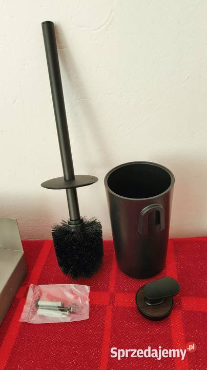 Zestaw WC szczotka pojemnik uchwyt wieszak do Zawory sprzedam