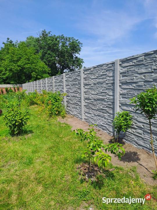 Nowoczesne ogrodzenia betonowe Wzory Oborniki Śląskie