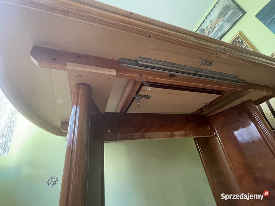 Drewniany stół obiadowy solidny 100cm Gliwice