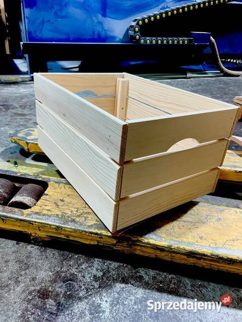 SKRZYNKI DREWNIANE SZCZEBELKOWE REGAŁY ZE Cieszyn