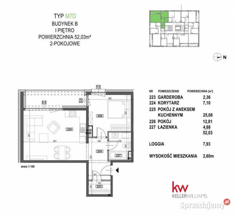 Mieszkanie Tychy 5203m2 2pok