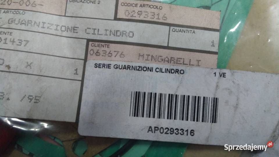 Uszczelki silnika ORGINAŁ APRILIA ROTAX 123 AF1 Bielsk Podlaski