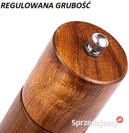 2Ręczny drewniany Młynek Do Soli I Pieprzu Zielonka sprzedam
