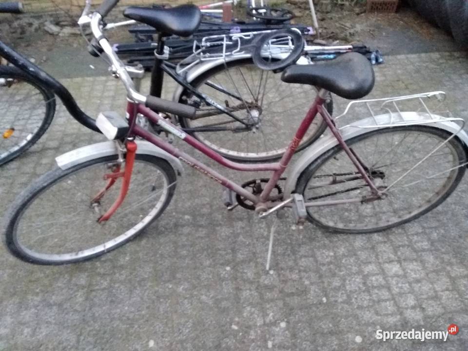 Rower PRL pelikan jubilat romet turing bagaznik Poznań sprzedam