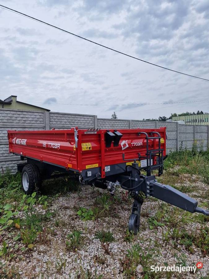 Przyczepa jednoosiowa 25T T735A 38T T704A łódzkie Rawa Mazowiecka sprzedam
