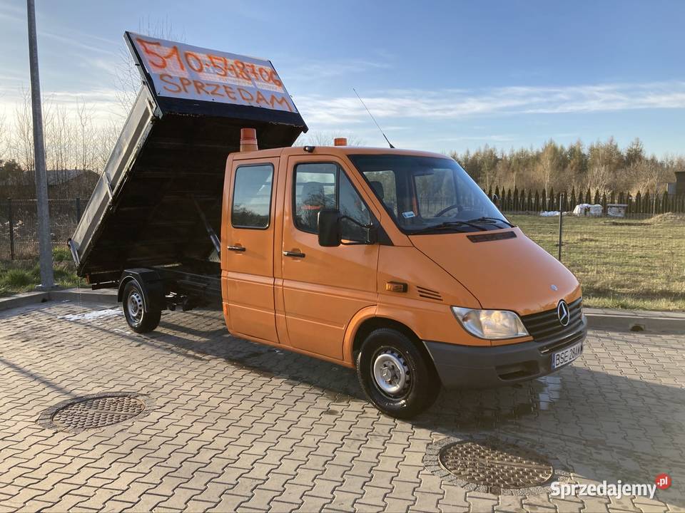 Mercedes Sprinter 313cdi 7os wywrotka sprowadzony Kraśnik