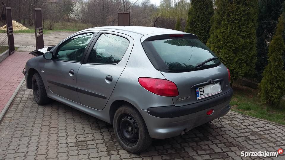 Uszkodzony Peugeot 206 Łódź sprzedam