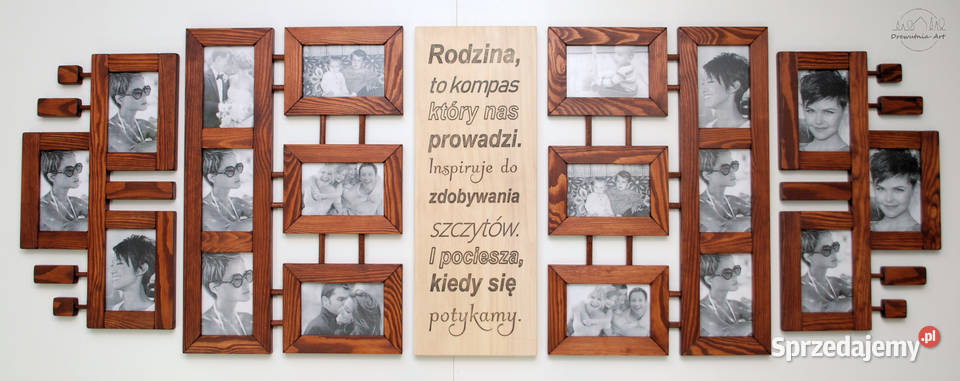 Galeria Multirama drewno Ramka na 18 zdjęć Foto Sosnowiec