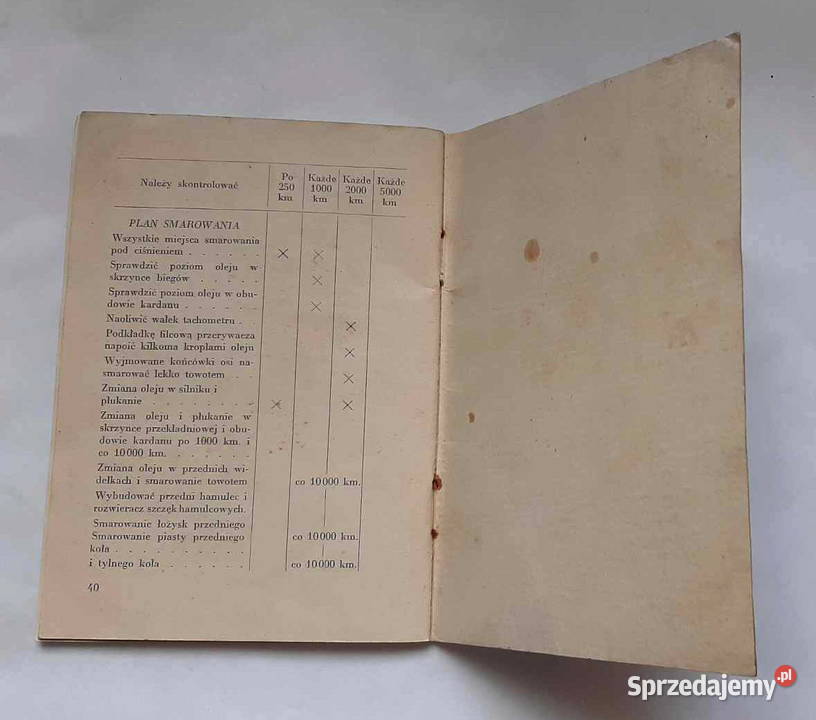 Instrukcja obsługi MOTOCYKLA SIMSONSPORT 1958