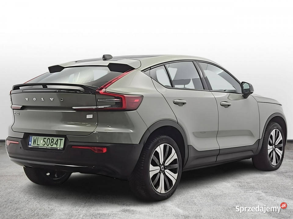 Volvo C40 Recharge AWD Ultimate Z Polskiego zielony mazowieckie Warszawa