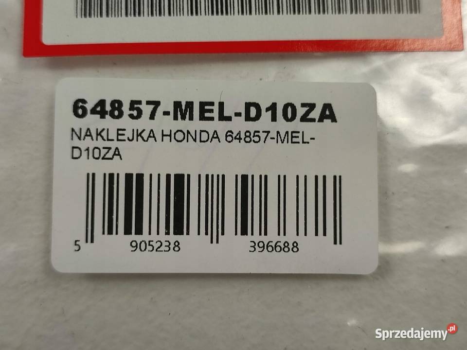 NAKLEJKI PASKI NA BAK PR STR HONDA CBR1000RR osobowe