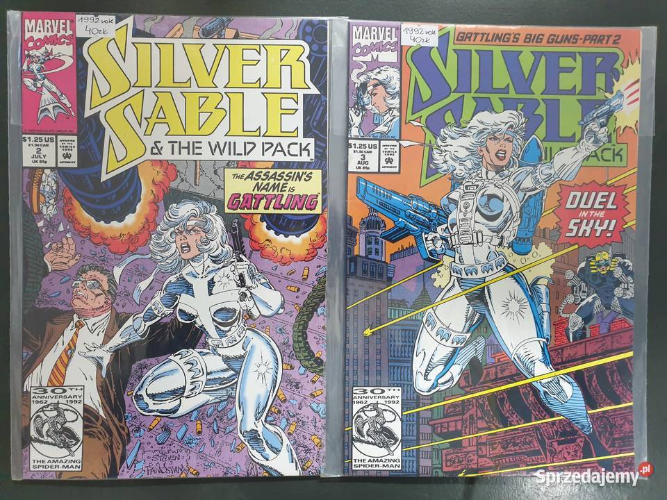 Silver Sable The Wild Pack 2 komiksy Marvel USA sprzedam