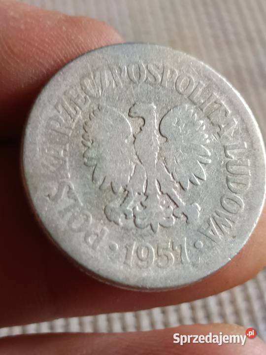 1 zloty 1957 sprzedam lekka skretka Numizmatyka