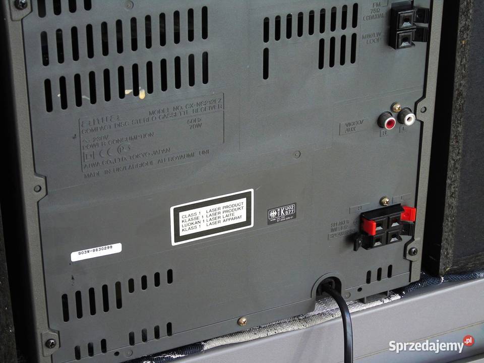 Japońska wieża Aiwa kolumny Radio CD AUX mocna Jasło sprzedam