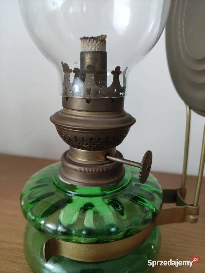 Lampa naftowa szklana Zawiercie sprzedam