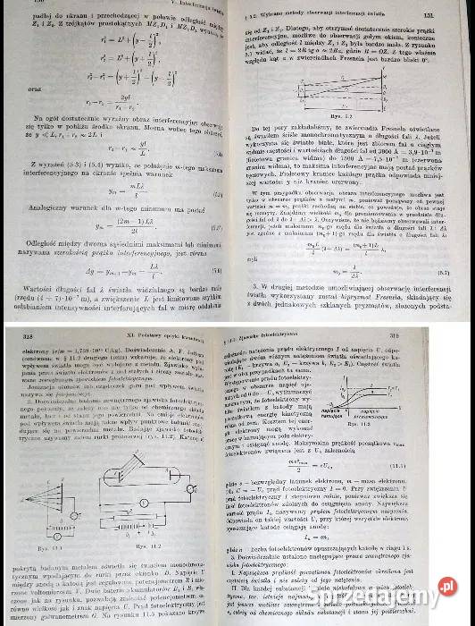 Kurs fizyki Tom 3 Procesy falowe Optyka Fizyka Rok wydania 1974 Chełm