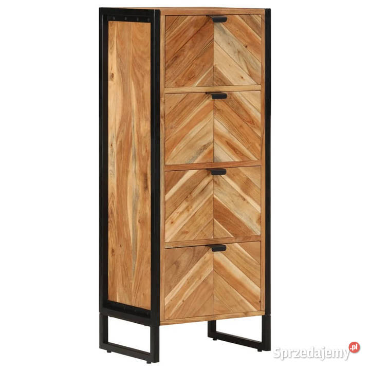 Szafka łazienkowa 40x30x100 lite drewno akacjowe mazowieckie Warszawa