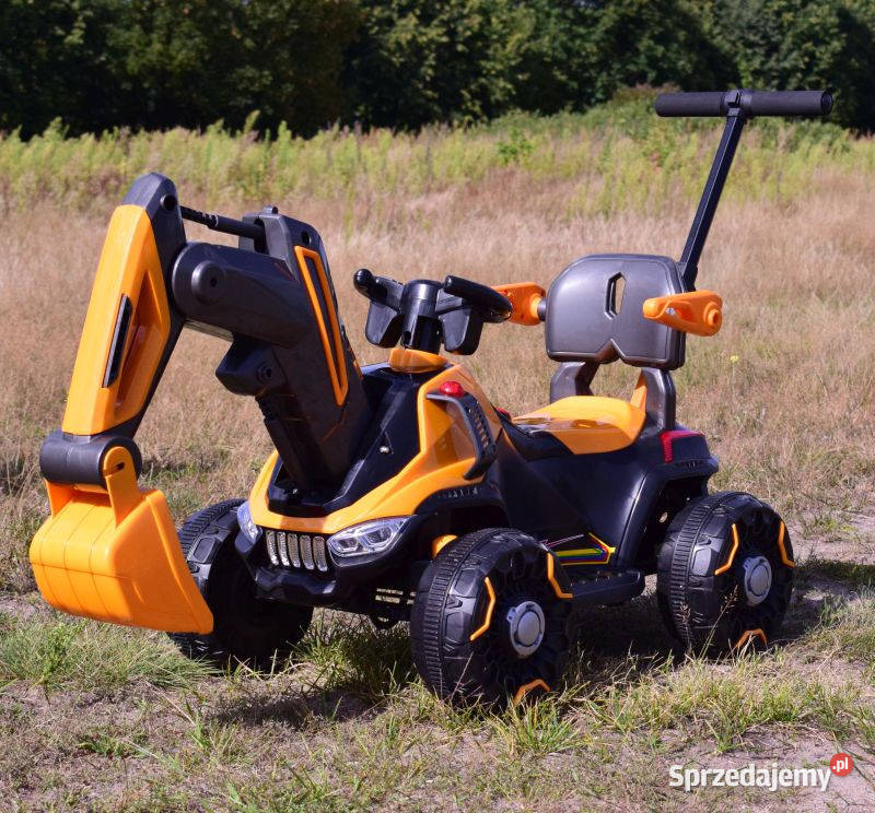 Autko duża KOPARKA NA AKUMULATOR Z PRZYCZEPĄ Myszków