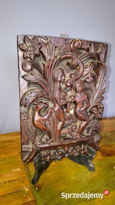 Płaskorzeźba Adam i Ewa Chorzew