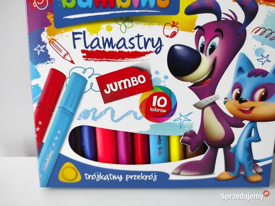 Bambino Jumbo flamastry mazaki pisaki 10 Artykuły szkolne mazowieckie Płock