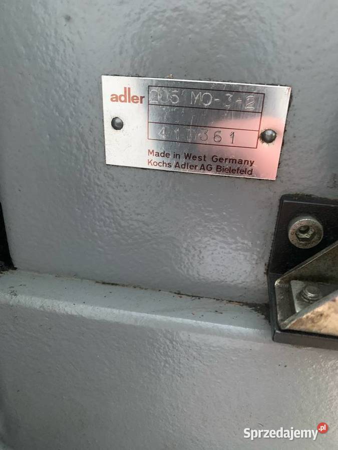 Adler 205 MO maszyna do szycia cholewki ze Produkcja Łaskarzew