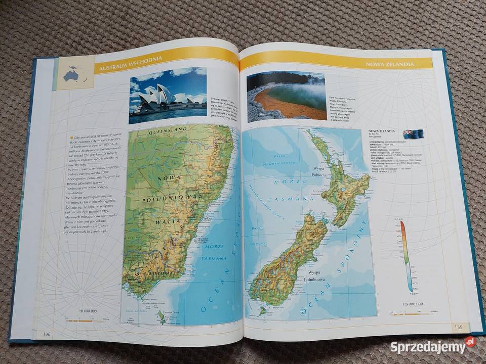 OXFORD Wielki atlas świata cz I i cz II twarda Mapy i przewodniki Kraków