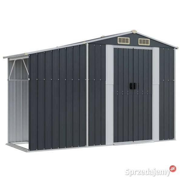 vidaXL Szopa ogrodowa antracytowa 277x93x179 9 mazowieckie Warszawa