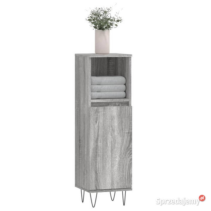 Szafka łazienkowa szary dąb sonoma 30x30x100 Warszawa sprzedam