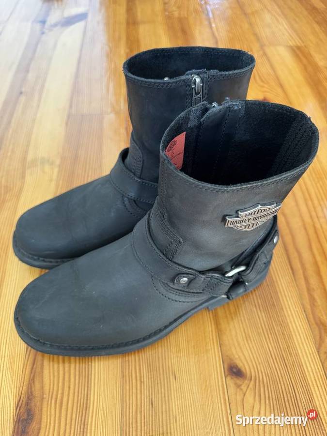 Scout Buty motocyklowe Kolor czarny Harley Motoryzacja