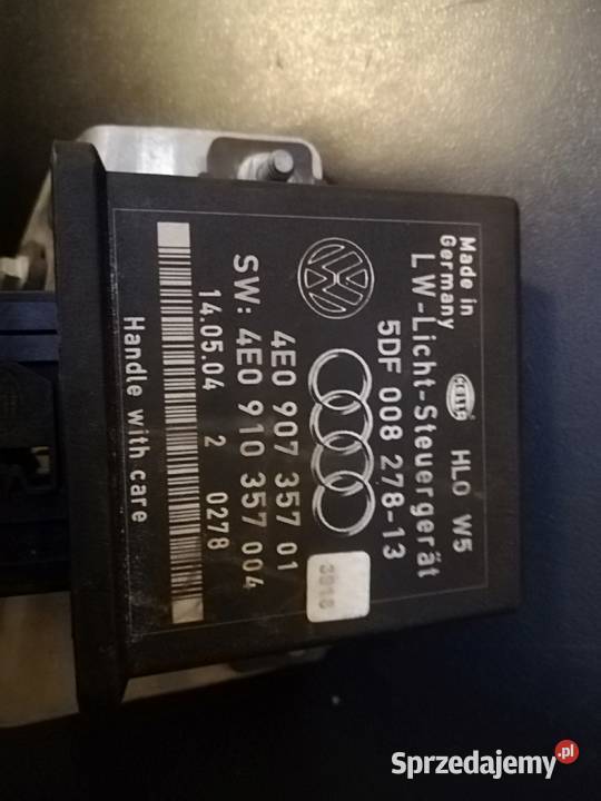 4E0907357 4E0910357 moduł Świateł audi A8 D3