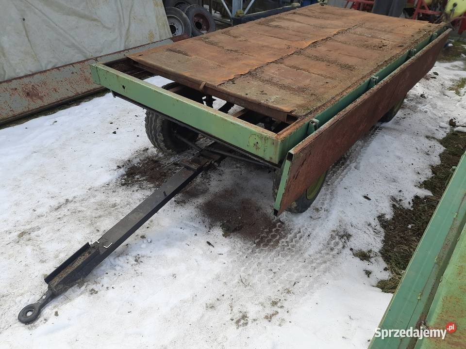 Okazja rama rozrzutnika dwuosiowego przyczepa Tuchów sprzedam