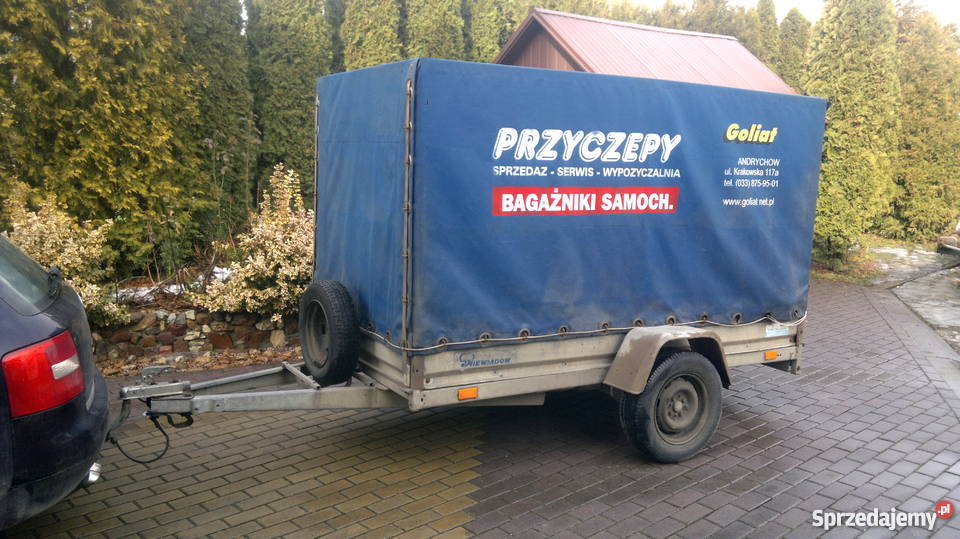 Przyczepa Niewiadów 750 Zarej w 240x125x140 świętokrzyskie Wodzisław
