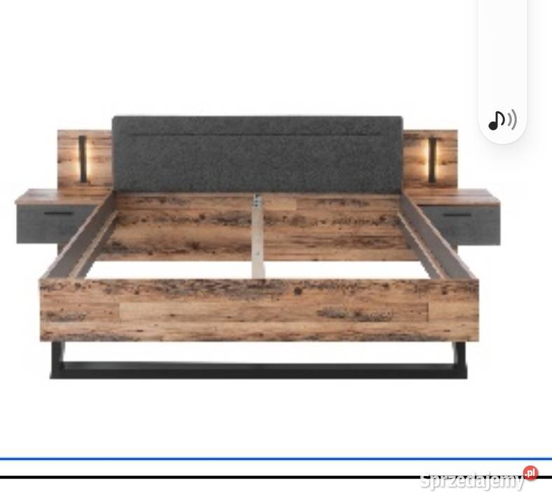 rama łóżka Sarnia z szafkami i oświetleniem LED Poznań