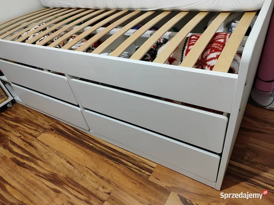 Łożko Ikea 90x200 plus materac i stelaż lubuskie Zielona Góra