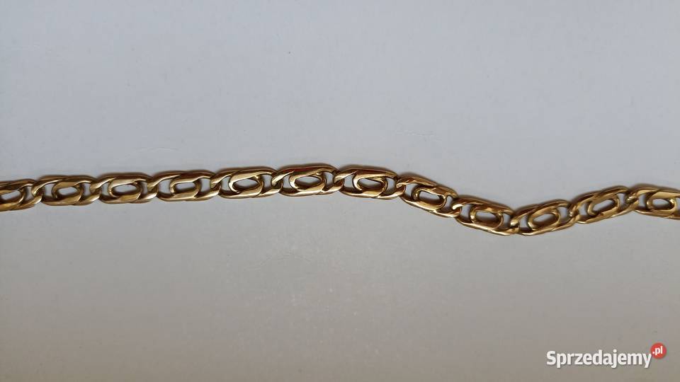 Złoty łańcuszek i branzoletka złomu 235 gram 7 mazowieckie Mława
