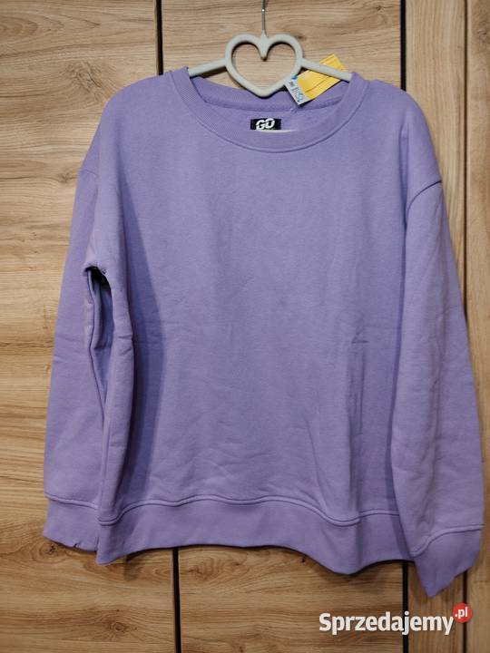 Bluza dresowa fioletowa r L nowa