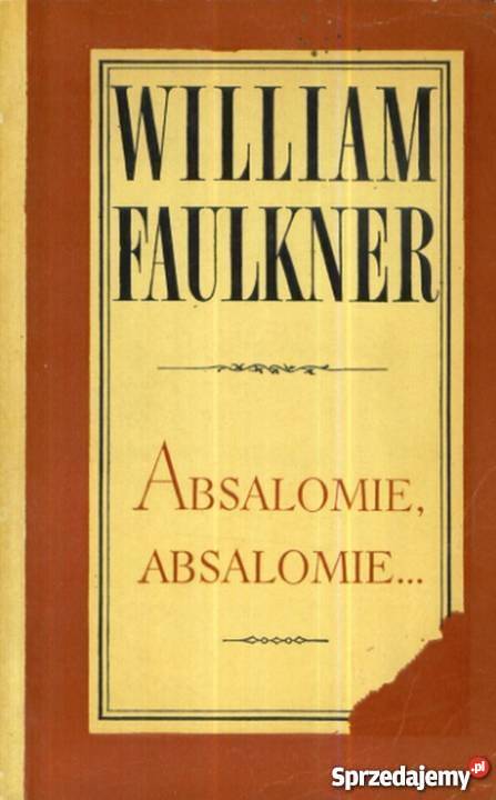ABSALOWIE ABSALOWIE FAULKNER WILLIAM sprzedam