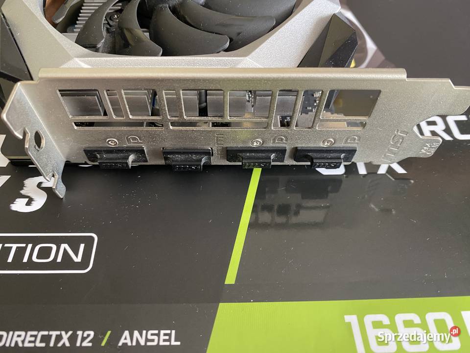 Karta graficzna MSI GEFORCE GTX 1660 Super 6GB aktywne