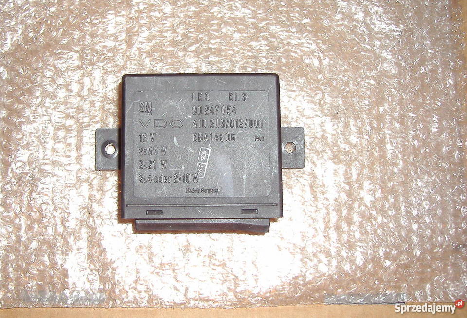 OPEL ASTRA F VECTRA B MODUŁ ŚWIATEŁ 90247654 sprzedam