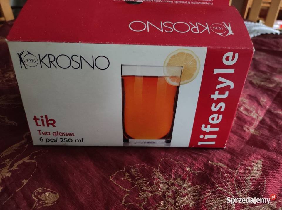 szklanki lifestyle Krosno 6 sztuk do kawy świętokrzyskie