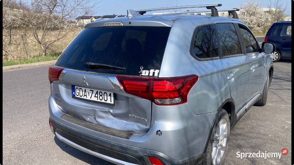 Mitsubishi Outlander kurtyny powietrzne