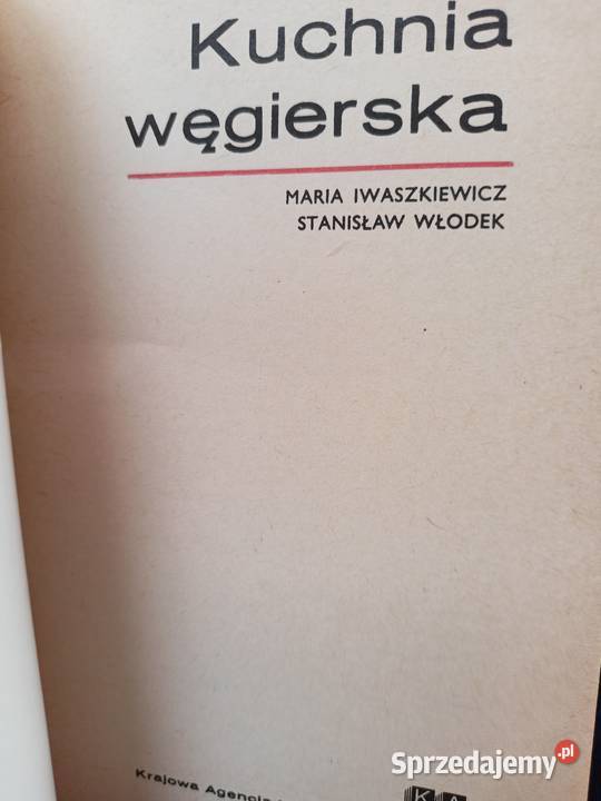 Kuchnia węgierska książki kucharskie księgarnia miękka Warszawa