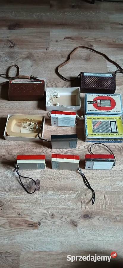 Stare radio tranzystorowe z czasów PRL u Sprawne Kraków sprzedam
