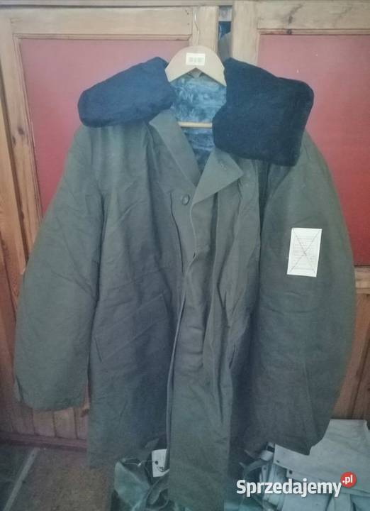 Płaszcz zimowy wojskowy Z kożuszkiem sprzedam